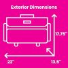 Everything Mary 4 Machine Storage Case, Black Rolling Trolley Carrying Bag for Brother, Singer 5