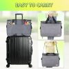 JJRING Sewing Machine Carrying Case, Portable Sewing Machine Bag with Shoulder Strap, Heavy Duty Sewing Machine Tote Suitable for Standard Sewing Machines, Grey - 5