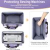 with Removable Bottom Padding, Bag Fits Most Standard Machines and Storage Accessories, for Singer, Brother, Janome, Purple 3