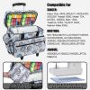 Teamoy with Wheels, Rolling Tote with Wheels and Bottom Wooden Pad, Compatible with Singer, Brother 2