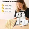 4 Professional Serger , 1200SPM Serger with Adjustable Stitch, LED Light & Foot Controller for Cotton Silk Denim 3