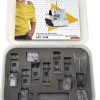 Bernette B48 Funlock Serger Coverstitch Sewing Machine - 23 Stitch Options LED Light Threader 1300SPM - Heavy Duty Overlocker Kit for Quilting Beginners Accessories & Tools Included - 2