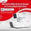 Sewing Machine Adjustable Stitch Length, 1300SPM, LED Light, 5 Thread Options, Presser Foot Adjustment Scissors, Rotary Cutter, Threads Bundle, Cutting Mat 5