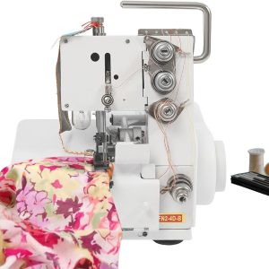 Four-thread Overlocking Machine, Professional Serger Sewing Machine, Max Sewing Speed- 1200 Stitches-min, Needle Pitch- 2.5-3.2mm-0.1-0.13in,for Cotton,Silk,Denim - 1