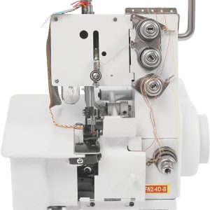 Serger Overlock Machine, 100W Professional 4 Thread Serger Overlock Sewing Machine 4-Line with Foot Controller, Portable Seaming Tool for Cotton, Silk, Denim, 1200 Stitches-Min - 1