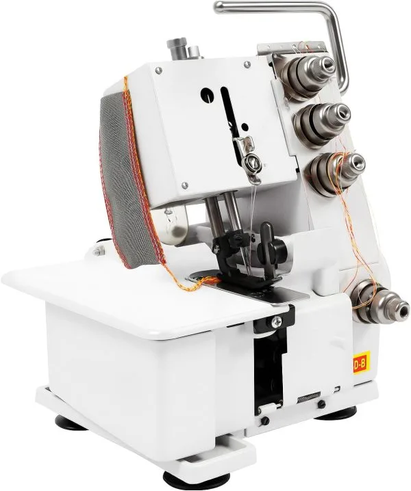 Serger Sewing Machine, 4-Thread Serger Overlock Sewing Machine 80W 1200 Stitches/Min Professional Serger Machinew/Foot Controller for Industrial & Home