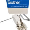 HONEYSEW Open Toe Walking Foot W-Guide for Brother Sewing Machine Quilting and Sewing Stitch Through Multiple Layers - 1