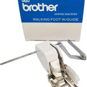HONEYSEW Open Toe Walking Foot W/Guide for Brother Sewing Machine Quilting and Sewing Stitch Through Multiple Layers