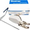 HONEYSEW Open Toe Walking Foot W-Guide for Brother Sewing Machine Quilting and Sewing Stitch Through Multiple Layers - 3