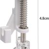 Open Toe Even Feed Walking Foot W-Guide for Brother Sewing Machine Quilting and Sewing Stitch Through Multiple Layers Bonus Free Motion Quilting Darning Embroidery Presser Foot - 3