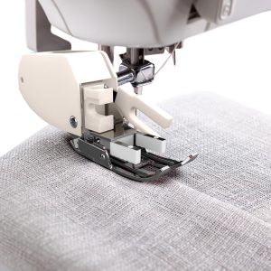 Open Toe Walking Foot with Guide – Compatible with Brother Sewing Machine, 7mm Low Shank Attachment, Bonus 1-4 Inch Quilting Foot - 4