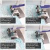 Rolled Hem Presser Foot [6 Sizes] Wide Rolled Hem Foot Set & Narrow Foot Hemmer Set For Brother, Singer & Janome Low Shank Sewing Machines. Hemming Pressure Feet With Distinctive - 4
