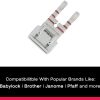 SINGER 1-4 Inch Piecing Presser Foot - Ensures Precision Seam Allowances for Quilting, Crafting & Apparel Making - Compatible with Low-Shank Sewing Machines - 4