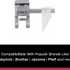 SINGER Adjustable Guide for Precision Seam Allowances Perfect for Topstitching and Straight Line Sewing Compatible with Low Shank Sewing Machines 4
