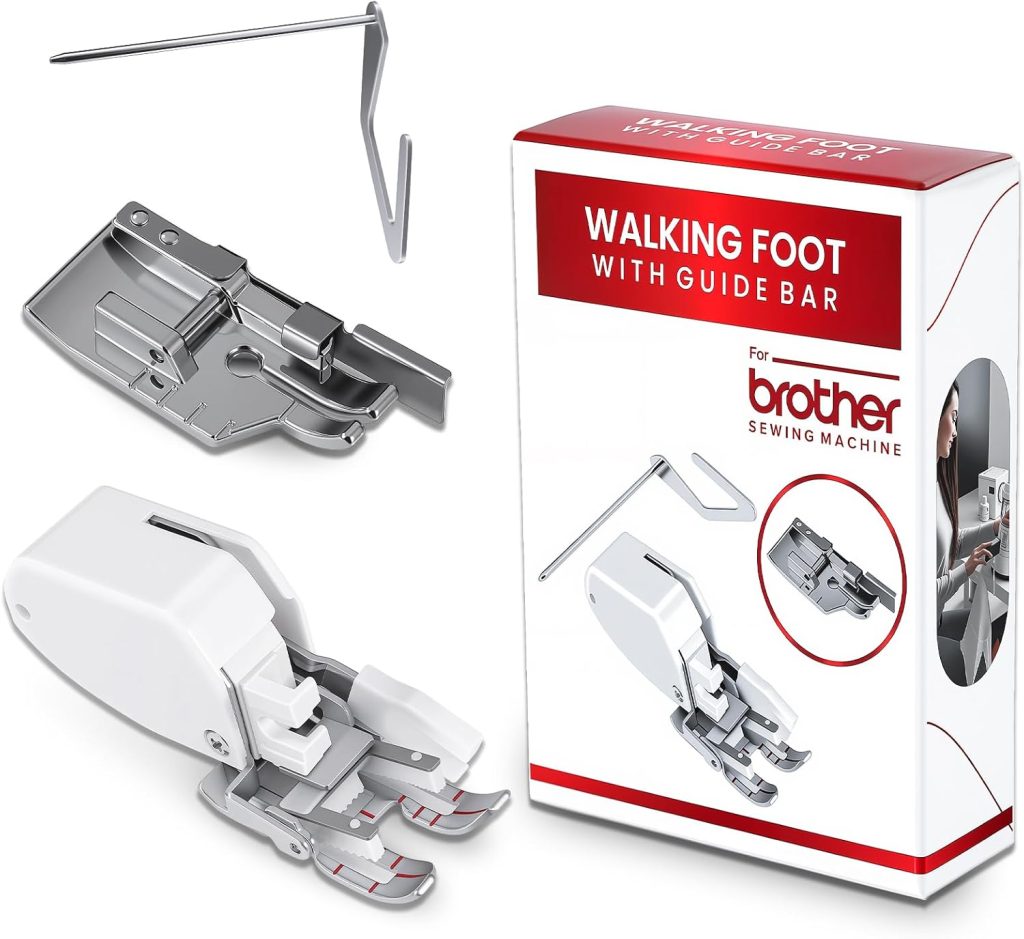 Walking foot low shank sewing machine presser foot