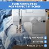 【2025 Upgrade Edition】 Universal Walking Foot Sewing Machine Presser Foot,Fits Brother, Singer, Janome & All Low Shank Models,Professional Quilting & Thick Fabric Handling,for Home Sewers & Quilters - 2