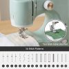 Best Choice Products Sewing Machine for Beginners, 55-Piece Kit, w- 16 Built-in Stitch Patterns, Double Stitching, Foot Pedal, Storage Drawer, 6V - Black-Gold - 3