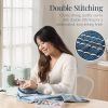 Best Choice Products Sewing Machine for Beginners, 55-Piece Kit, w- 16 Built-in Stitch Patterns, Double Stitching, Foot Pedal, Storage Drawer, 6V - Black-Gold - 4