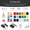 Best Choice Products Sewing Machine for Beginners, 55-Piece Kit, w- 16 Built-in Stitch Patterns, Double Stitching, Foot Pedal, Storage Drawer, 6V - Black-Gold - 7