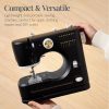 Best Choice Products Sewing Machine for Beginners, 55-Piece Kit, w- 16 Built-in Stitch Patterns, Double Stitching, Foot Pedal, Storage Drawer, 6V - Black-Gold - 9