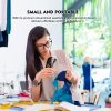 Handheld Sewing Machine with Exquisite Wooden Storage Box & 142-Piece Sewing Kit - Electric Switch, Dual Power Supply, Assorted Needles, Threads, Heavy Duty Scissors - 3