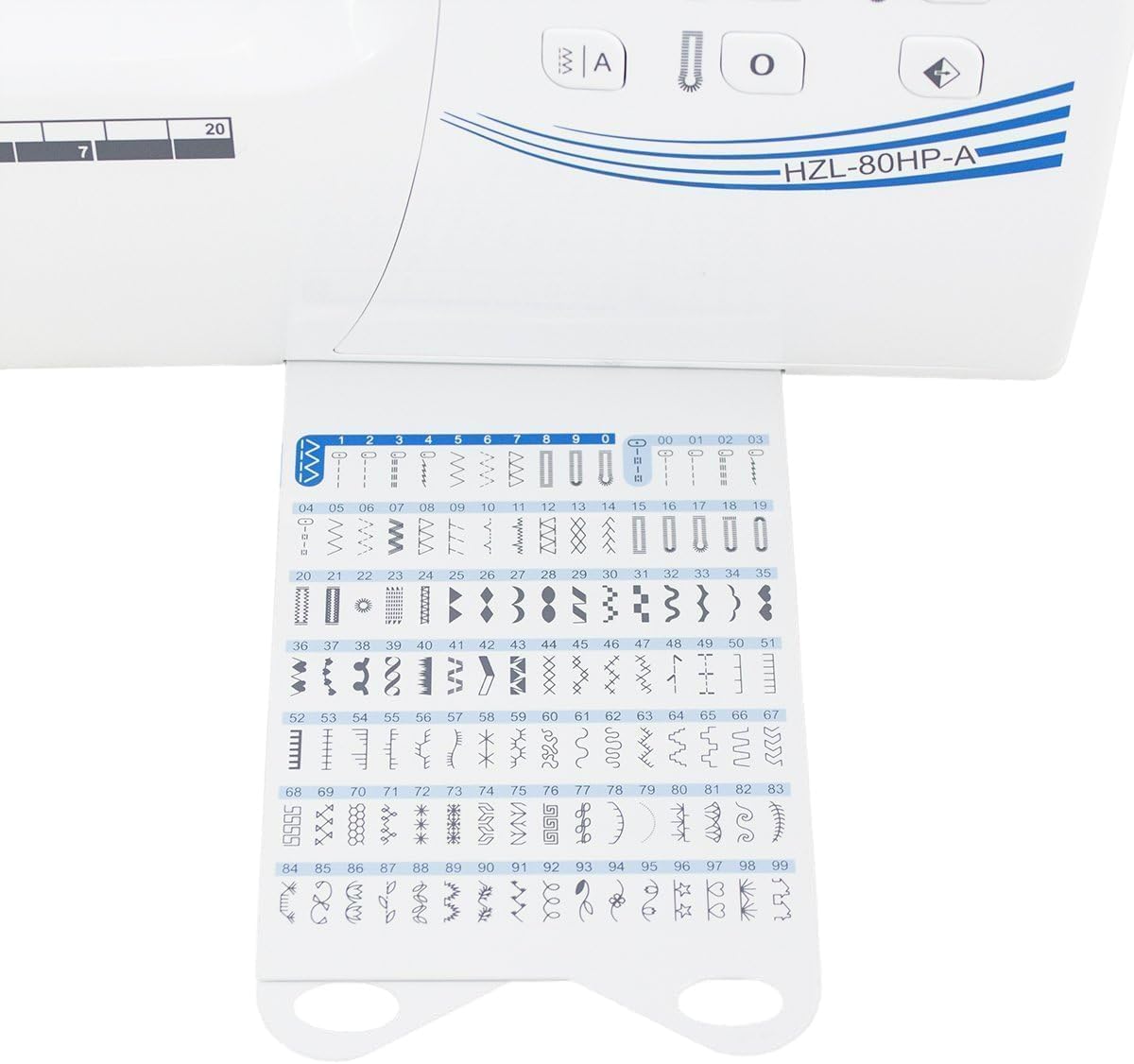 Juki HZL-80HP Sewing Machine with Automatic Needle Threader and Automatic One Step Buttonholing, Comes with a Hard-Shell Carrying Case - 4