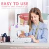 Portable Sewing Machine for Beginners – 12 Built-in Stitch Options, Adjustable 2-Speed Foot Pedal, LED Sewing Light, and 32 Color Thread Kit – Ideal for Home Sewing, Alterations & DIY Projects - 2