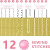 Portable Sewing Machine for Beginners – 12 Built-in Stitch Options, Adjustable 2-Speed Foot Pedal, LED Sewing Light, and 32 Color Thread Kit – Ideal for Home Sewing, Alterations & DIY Projects - 4