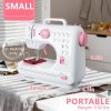 Portable Sewing Machine for Beginners – 12 Built-in Stitch Options, Adjustable 2-Speed Foot Pedal, LED Sewing Light, and 32 Color Thread Kit – Ideal for Home Sewing, Alterations & DIY Projects - 8
