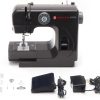 SINGER® M1000 Mending Machine (Black) with Accessories - 4 Built in Stitches deliver 32 Stitch Applications - Compact, Lightweight, Portable - Great for Light to Medium Weight Fabrics & Repairs - 1