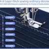 for with Fabric & 32Pcs Threads Kit,Portable with 12 Built in Stitches & 2 Speed BW725 4