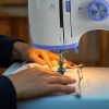for with Fabric & 32Pcs Threads Kit,Portable with 12 Built in Stitches & 2 Speed BW725 7