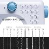 Sewing Machine for Beginners with Extension Table Portable Large Heavy Duty Sewing Machines Kit Supplies 12 Built-in Stitches with Needles Assorted Thread Kit Starter Kit Easiest - 2