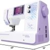 Bernette b79 Yaya Han Edition - Computerized Sewing & Embroidery Machine with Touchscreen, Dual Feed, and Large Embroidery Area - Includes Pressure Feet & Software - 10