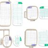 Brother PE900 5 x 7 Embroidery Machine with 5pc Embroidery Hoop Set, Embroidery Threads, & Accessories - 5