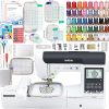 Brother SE2000 5 x 7 Combo Embroidery & Sewing Machine with 5pc Embroidery Hoop Set, Embroidery Threads & Accessories Kit - 1