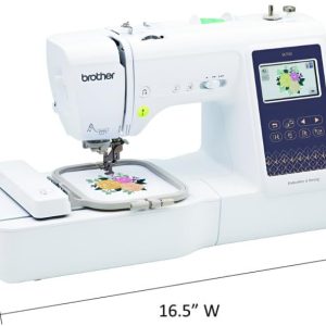 Brother SE700 Sewing and Embroidery Machine with Hoop Area - Touchscreen, USB Port, and Wireless Connectivity - 135 Built-in Designs & 103 Stitches Bundle with Sewing Accessories - 6