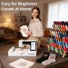 with 4.5 x 7 for Beginners, Home DIY, Sewing & with Hoops, 180 Built in Designs with USB Import, 7 Inch Touchscreen, Auto Threader & Cutter 5