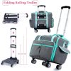 with Wheels, Large Rolling Bag with Detachable Foldable Dolly, Heavy Duty Embroidery Tote for Brother Singer Janome Standard – 2