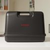 SINGER Black Universal Hard Carrying Case for Sewing Machine, Compatible with Most Standard Free-Arm Portable Sewing Machines, Non-Slip Inner Tray, Convenience & Sturdy protection for Easy Storage