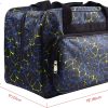 TLBTEK Black Sewing Machine Carrying Case,Universal Canvas Carry Tote Bag,Portable Padded Storage Dust Cover with Pockets for Sewing Machine