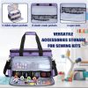Yarwo Sewing Machine Carrying Case with Thicken Bottom Board, Universal Sewing Machine Tote Compatible with Most Standard Sewing Machine and Accessories, Purple