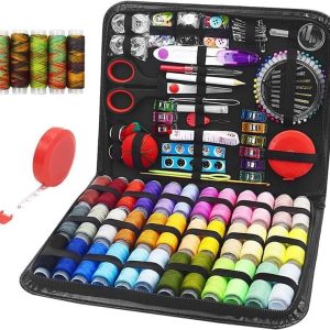 FNV Sewing kit, 229 pcs Sewing Accessories, Friendly for Beginner and Professional for Worker, Suitable for Travel, Home, School and DIY Gift, Needles, Scissors, 41XL Thread Spools - 1