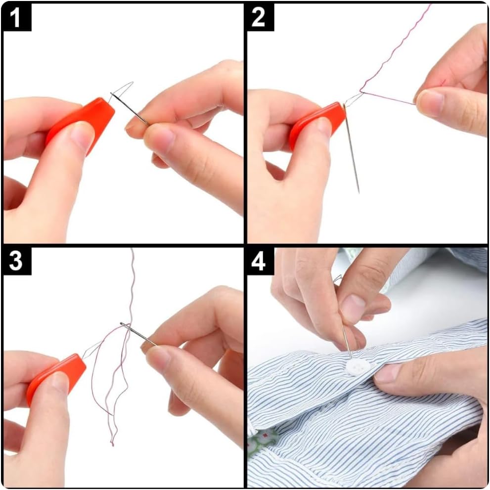 FNV Sewing kit, 229 pcs Sewing Accessories, Friendly for Beginner and Professional for Worker, Suitable for Travel, Home, School and DIY Gift, Needles, Scissors, 41XL Thread Spools - Image 2