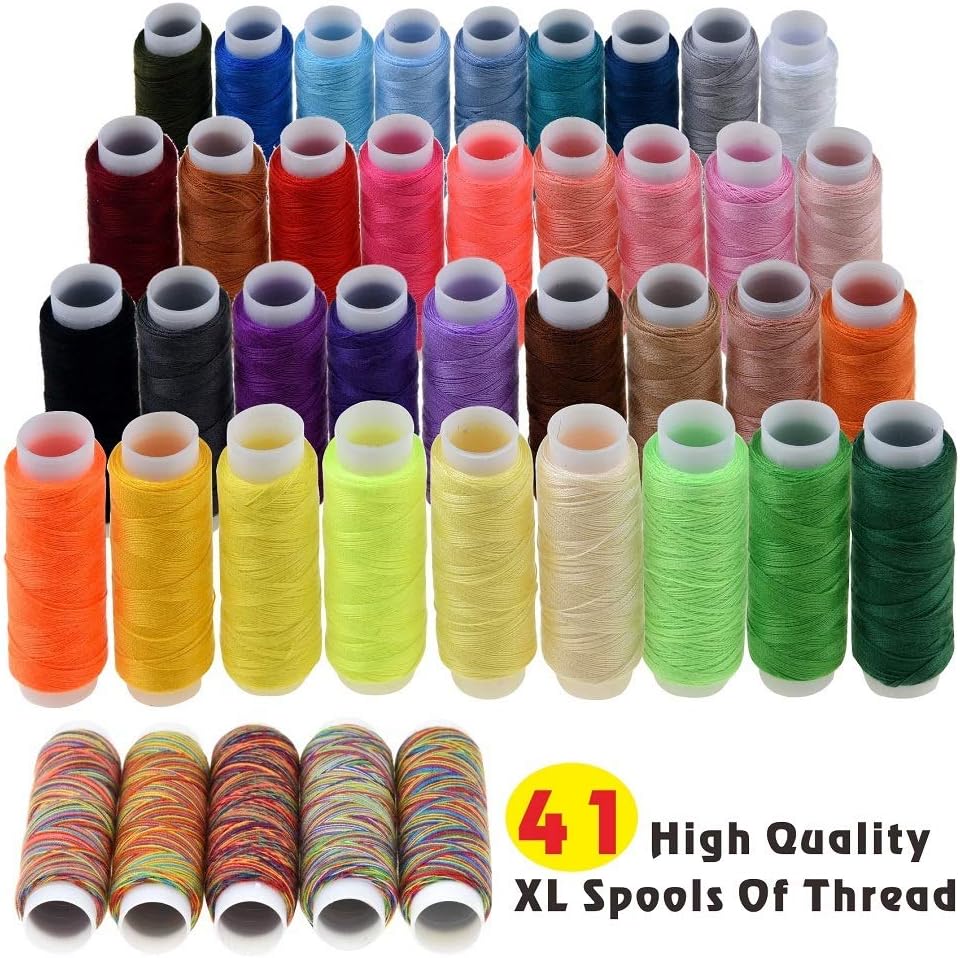 INSCRAFT Sewing Kit, 200 Premium Sewing Supplies, 41 XL Thread Spools, Suitable for Traveller, Adults, Beginner, Emergency, DIY and Home by INSCRAFT - Image 6