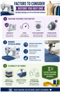 Sewing Machine for Alterations Business Success