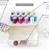 Singer Sew-It-Goes, 224 Piece - Sewing Kit & Craft Organizer - Sewing Case Storage with Machine Sewing Thread, White