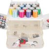 Singer Sew-It-Goes, 224 Piece - Sewing Kit & Craft Organizer - Sewing Case Storage with Machine Sewing Thread, White