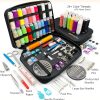 Vellostar Sewing Kit for Adults & Beginners – Portable Needle & Thread Travel Kit w/ 24 Thread Colors, Needles, Scissors & Sewing Supplies for Emergency Clothing Repairs, Buttons, & Home Mending