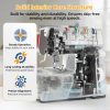 360 Sewing with Wide-Open Threading, 12 Built-in Stitches, 2/3/4 Thread Capability, 1300 SPM High Speed, Differential Feed, Pro Overlocker for Tailors & Pros